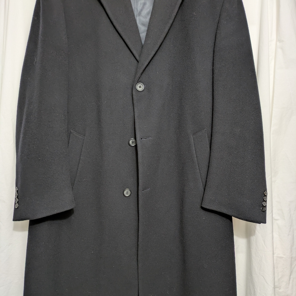 Men’s Joseph A Bank Wool Cashmere Overcoat – Size 42R